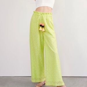 Anthropologie Lacy wide leg pants